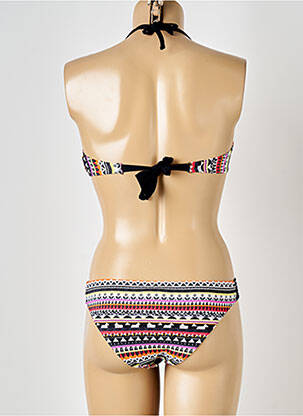 Costum de baie din două piese elasticitate top bentiță negru BANANA MOON femeie