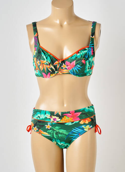 Costum de baie din două piese verde SUN PLAYA femeie