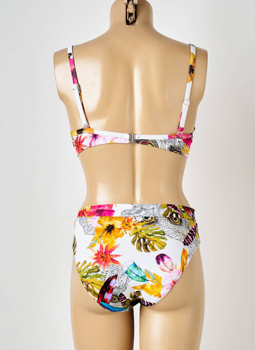 Costum de baie din două piese alb SUN PLAYA femeie