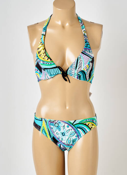 Costum de baie din două piese albastru RASUREL femeie