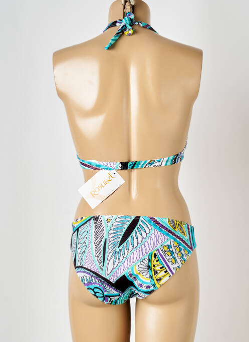 Costum de baie din două piese albastru RASUREL femeie