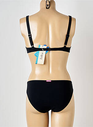 Costum de baie din două piese elasticitate negru LIDEA femeie