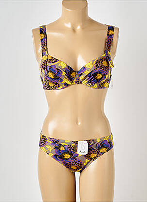 Costum de baie din două piese maro AUBADE femeie