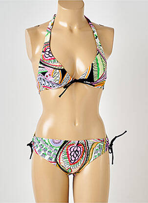 Costum de baie din două piese alb RASUREL femeie