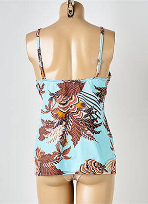 Sutien de costum de baie elasticitate top sutien modelat albastru SUN PLAYA femeie