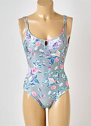 Costum de baie dintr-o singură piesă elasticitate top sutien modelat gri LIDEA femeie