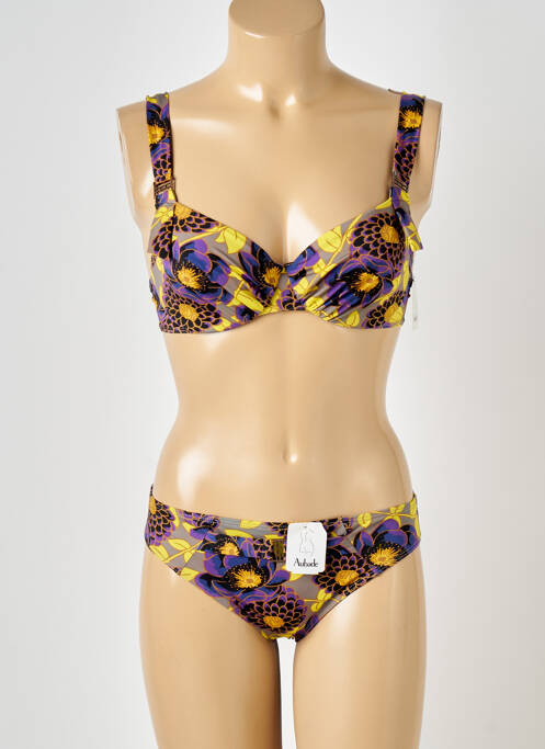 Costum de baie din două piese maro AUBADE femeie