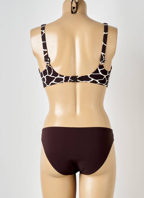 Costum de baie din două piese maro ROSA FAIA femeie