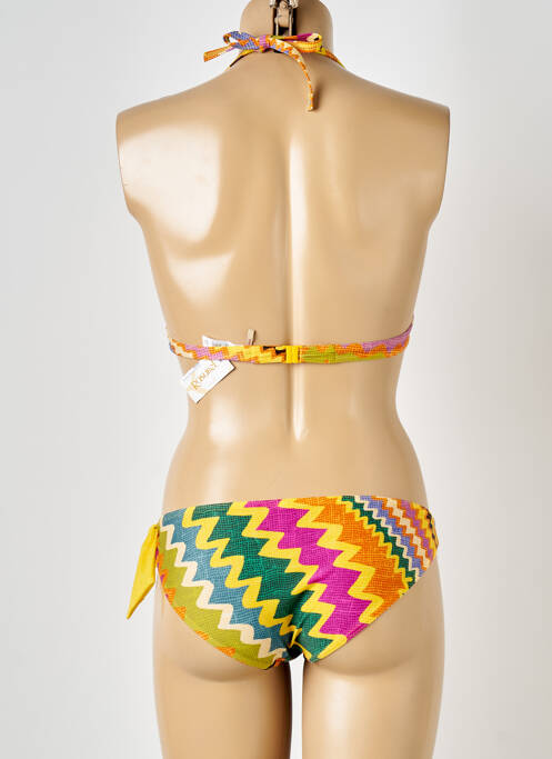 Costum de baie din două piese galben RASUREL femeie