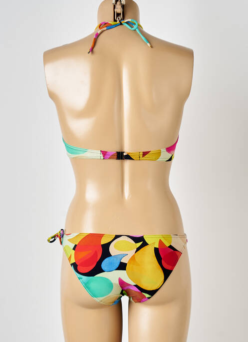 Costum de baie din două piese galben RASUREL femeie