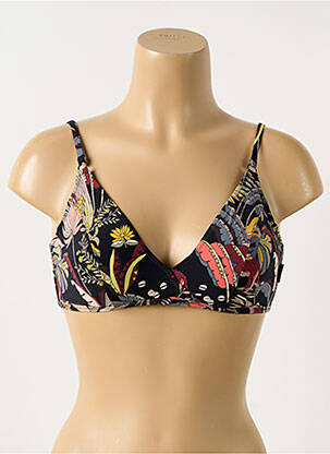 Sutien de costum de baie elasticitate sutien cupe întregi cu decolteu înalt negru ROSA FAIA femeie