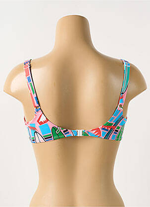 Sutien de costum de baie elasticitate sutien cupe întregi cu decolteu înalt roz ROSA FAIA femeie