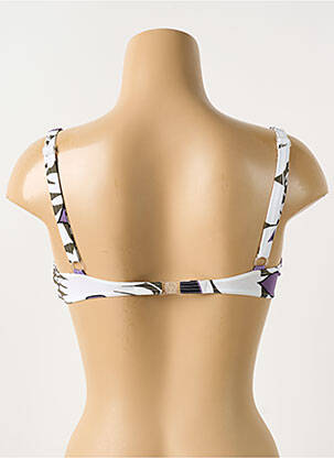 Sutien de costum de baie elasticitate sutien cupe întregi cu decolteu înalt violet COMPAGNIE DU SOLEIL femeie