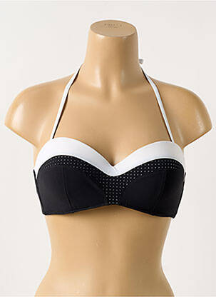 Sutien de costum de baie elasticitate top sutien modelat negru LIVIANA CONTI femeie