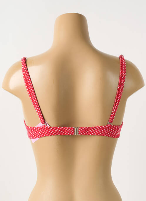 Sutien de costum de baie roșu ANTIGEL femeie