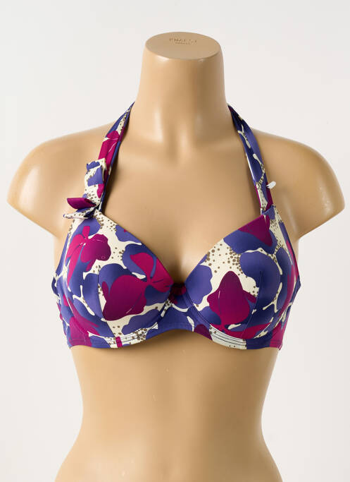 Sutien de costum de baie elasticitate top sutien modelat violet AUBADE femme