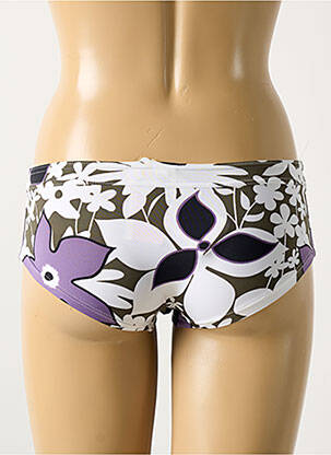 Chiloți de baie imprimeu floral chilot scurt violet COMPAGNIE DU SOLEIL femeie