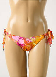 Chiloți de baie imprimeu floral bikini portocaliu LISE CHARMEL femme