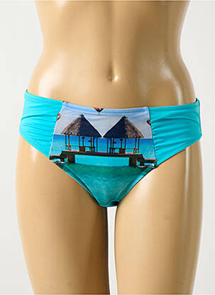 Chiloți de baie albastru ANTIGEL femeie