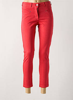 Blugi cu croială slim roșu PAUL BRIAL femeie