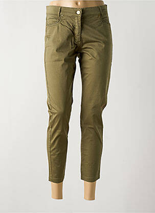 Pantalon 7/8 elasticitate mărime normală verde PAUL BRIAL femeie