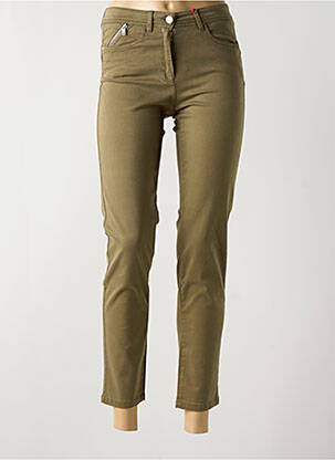 Pantalon 7/8 elasticitate mărime normală verde JOCAVI femeie