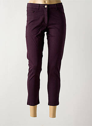 Pantalon 7/8 elasticitate mărime normală violet PAUL BRIAL femeie