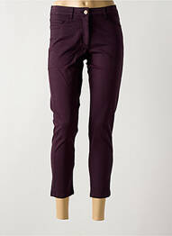 Pantalon 7/8 elasticitate mărime normală violet PAUL BRIAL femme