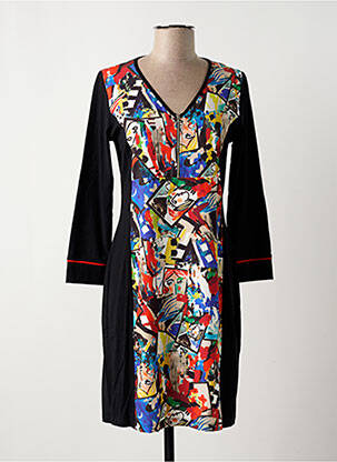 Rochie midi negru MALOKA femeie