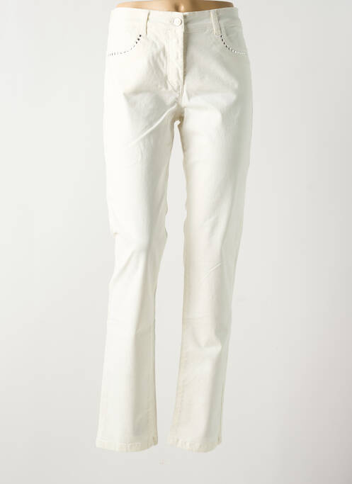 Pantalon slim alb PAUL BRIAL femeie
