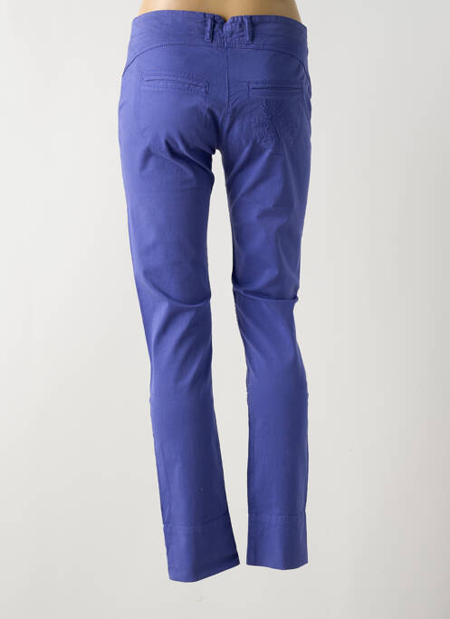 Pantalon chino violet LE PETIT BAIGNEUR femeie