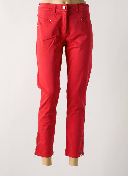 Blugi cu croială slim roșu PAUL BRIAL femeie