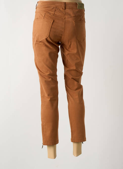 Blugi cu croială slim maro PAUL BRIAL femeie