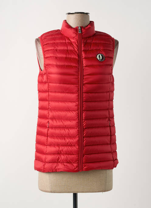 Geacă matlasată roșu RIVIERES DE LUNE femeie