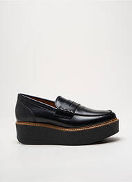 Mocasini țesătură satinată toc de 4 la 6 cm negru ANNE BLUM femeie