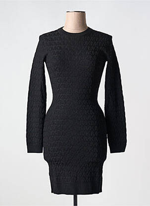 Rochie scurtă închidere cu fermoar la spate mâneci lungi negru MICHAEL KORS femeie