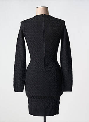 Rochie scurtă închidere cu fermoar la spate mâneci lungi negru MICHAEL KORS femeie