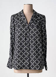 Cămașă țesătură crep mâneci lungi negru MICHAEL KORS femeie