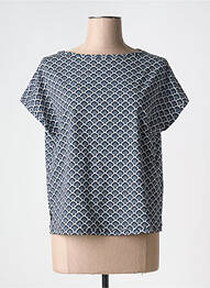 Top imprimeu fantezie mâneci scurte albastru RRD (ROBERTO RICCI DESIGNS) femme