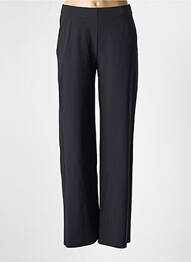 Pantalon drept țesătură crep mărime normală negru MAYJUNE femme
