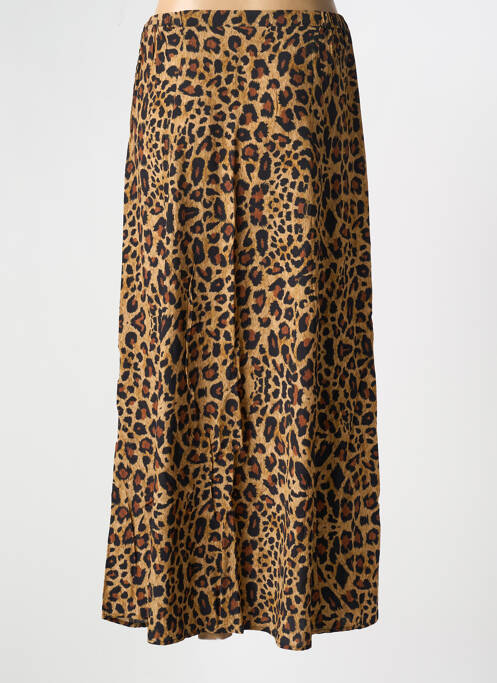 Fustă lungă maro FIVE femeie