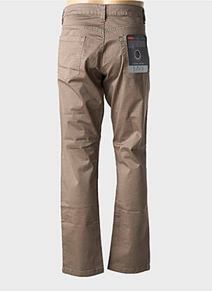 Pantalon drept elasticitate mărime normală maro KITISO femeie