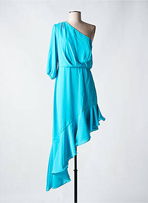 Rochie midi mâneci scurte mâneci scurte albastru RINASCIMENTO femeie