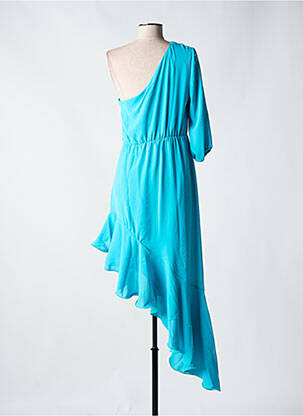 Rochie midi mâneci scurte mâneci scurte albastru RINASCIMENTO femeie