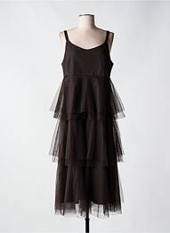 Rochie lungă fără mâneci fără mâneci negru MARC AUREL femeie