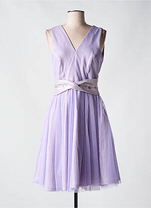 Rochie midi fără mâneci fără mâneci violet RINASCIMENTO femeie