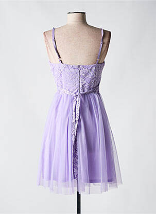 Rochie midi închidere cu fermoar la spate bretele subțiri violet RINASCIMENTO femeie