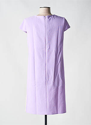 Rochie scurtă mâneci scurte mâneci scurte violet RINASCIMENTO femeie