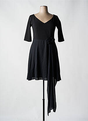 Rochie midi mâneci 3/4 mâneci 3/4 negru RINASCIMENTO femeie