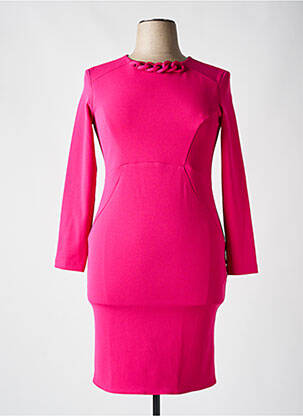 Rochie midi roz KITANA femeie